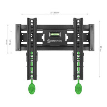 TV SET ACC WALL MOUNT / 17-43" / BLACK TM4-B ONKRON