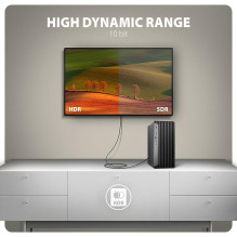 CABLE DP TO HDMI 1.8M / RVD-HI20C2 AXAGON