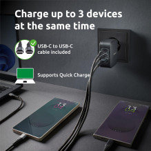 POWER ADAPTER USB-C GAN +C520C / 7810010 INTENSO