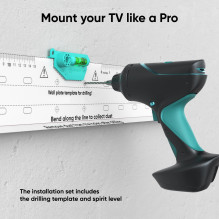TV SET ACC WALL MOUNT / 43-85" / BLACK FM6-B ONKRON