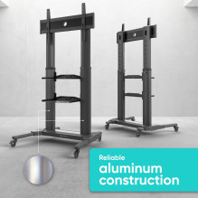 TV SET ACC MOBILE STAND / 40-80" / BLACK TS2771-B ONKRON