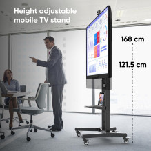 TV SET ACC MOBILE STAND / 50-90" / BLACK TS1891-B ONKRON