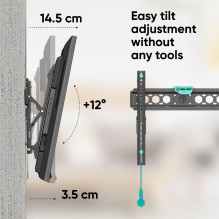 TV SET ACC WALL MOUNT / 32-70" / BLACK TM5-B ONKRON