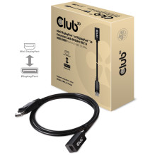 CABLE MINI DP TO DP 1M / M / F CAC-1120 CLUB3D