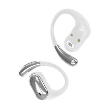 AUSINĖS „BLUETOOTH“ ATVIROS AUSYS / TWS BALTOS OWS-01-W GEMBIRD