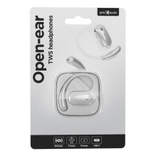 AUSINĖS „BLUETOOTH“ ATVIROS AUSYS / TWS BALTOS OWS-01-W GEMBIRD