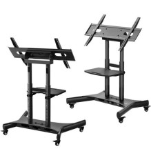 Televizoriaus priedas, mobilusis stovas / 50–83' / juodas TS1380-B ONKRON Televizoriaus priedas, mobilusis stovas / 50–83' / juodas TS1380-B ONKRON
