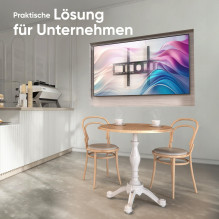 TV PRIEDŲ SIENINIS LAIKIKLIS / 55–100' / JUODAS UF4-B ONKRON TV PRIEDŲ SIENINIS LAIKIKLIS / 55–100' / JUODAS UF4-B ONKRON