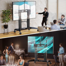 TV SET ACC MOBILE STAND / 70-110" BLACK TS2821-B ONKRON TV SET ACC MOBILE STAND / 70-110" BLACK TS2821-B ONKRON