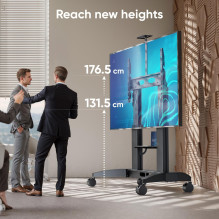 TV SET ACC MOBILE STAND / 70-110" BLACK TS2821-B ONKRON TV SET ACC MOBILE STAND / 70-110" BLACK TS2821-B ONKRON