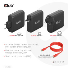 MOBILE TRAVEL CHARGER USB-C / 100W CAC-1912EU CLUB3D