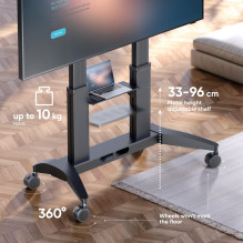 TV SET ACC MOBILE STAND / 70-110" BLACK TS2821-B ONKRON TV SET ACC MOBILE STAND / 70-110" BLACK TS2821-B ONKRON