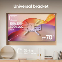 TV PRIEDŲ SIENINIS LAIKIKLIS / 37–70' / BALTA M5-W ONKRON