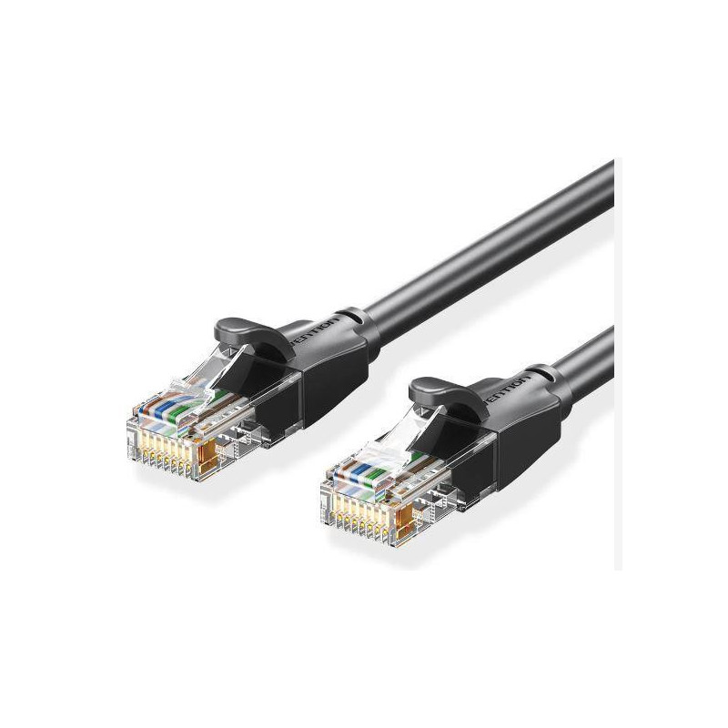 PATCH CABLE CAT.6 UTP / 3M BLACK IBEBI VENTION