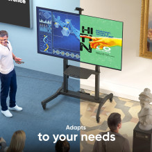 TV SET ACC MOTOR. MOBILE STAND / 50-100" BLACK TS1991E-B ONKRON TV SET ACC MOTOR. MOBILE STAND / 50-100" BLACK TS1991E-B ONKRON