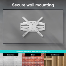 TV SET ACC WALL MOUNT / 37-70" / WHITE M5-W ONKRON