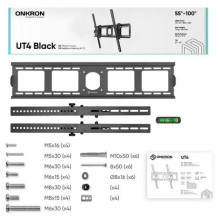 TV SET ACC WALL MOUNT / 55-100" / BLACK UT4-B ONKRON TV SET ACC WALL MOUNT / 55-100" / BLACK UT4-B ONKRON
