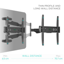 TV SET ACC WALL MOUNT / 40-75" / BLACK NP47-B ONKRON