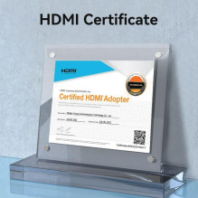 CABLE HDMI MALE / FEMALE 4K / 0.5M BLACK AHCBD VENTION