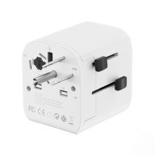 MAITINIMO ADAPTERIS ES Į UNIVERSALŲ 12W / BALTA TPA-EU2A12-01-W GEMBIRD