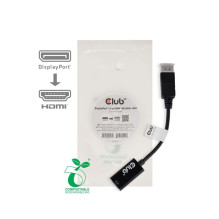 I / O ADAPTER DP TO HDMI / M / F CAC-2070 CLUB3D I / O ADAPTER DP TO HDMI / M / F CAC-2070 CLUB3D