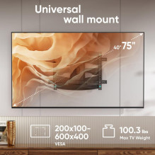 TV SET ACC WALL MOUNT / 40-75" / BLACK M6L-B ONKRON TV SET ACC WALL MOUNT / 40-75" / BLACK M6L-B ONKRON