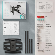 TV SET ACC WALL MOUNT / 40-75" / BLACK M6L-B ONKRON TV SET ACC WALL MOUNT / 40-75" / BLACK M6L-B ONKRON