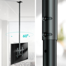TV SET ACC CEILING MOUNT / 32-80" BLACK N2L-B ONKRON