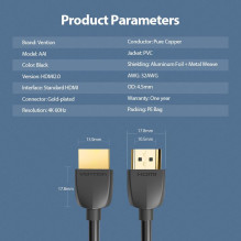 CABLE HDMI 1.5M / AAIBG VENTION