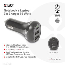 NB CHARGER CAR / 36W CAC-1921 CLUB3D