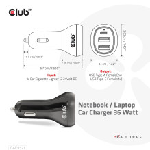 NB CHARGER CAR / 36W CAC-1921 CLUB3D