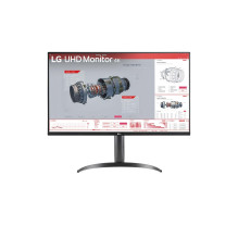 LCD monitorius, LG, 31,5 colio, 3840 x 2160 pikselių, 4K Ultra HD, plokščias, 32BR55UK-B