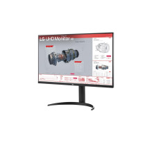 LCD Monitor, LG, 31.5 ", 3840 x 2160 pixels, 4K Ultra HD, Flat, 32BR55UK-B