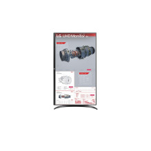 LCD monitorius, LG, 31,5 colio, 3840 x 2160 pikselių, 4K Ultra HD, plokščias, 32BR55UK-B