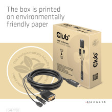 CLUB3D HDMI–VGA KABELIS 2M / M / M CAC-1712 CLUB3D HDMI–VGA KABELIS 2M / M / M CAC-1712