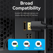 CABLE DP TO DP 3M / HAKBI VENTION CABLE DP TO DP 3M / HAKBI VENTION