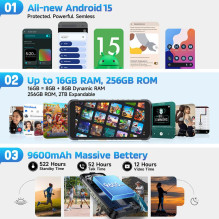 MOBILE PHONE RUGKING / 8 / 256GB ULEFONE