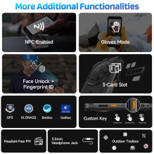 MOBILUSIS TELEFONAS RUGKING / 8 / 256GB ULEFONE