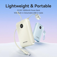 POWER BANK USB 10000MAH 22.5W / BLACK FKAB0-C VENTION POWER BANK USB 10000MAH 22.5W / BLACK FKAB0-C VENTION