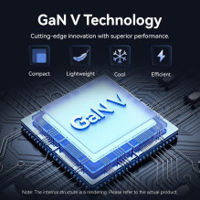 MOBILIOS ĮKROVIKLIS SIENINIS 45W USB-C / 2P JUODAS FEFB0-EU VENTION