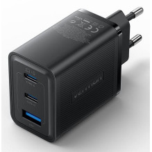 MOBILAUS ĮKROVIKLIS SIENINIS 65W USB / 3P JUODAS FERB0-EU VENTION MOBILAUS ĮKROVIKLIS SIENINIS 65W USB / 3P JUODAS FERB0-EU VENTION