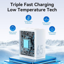 MOBILAUS ĮKROVIKLIS SIENINIS 65W USB / 3P JUODAS FERB0-EU VENTION MOBILAUS ĮKROVIKLIS SIENINIS 65W USB / 3P JUODAS FERB0-EU VENTION