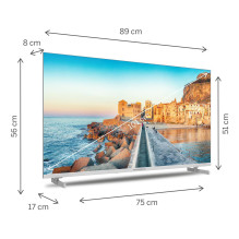TV Set, THOMSON, 40 ", Full HD, 1920 x 1080 pixels, Flat, 16:9, LCD, 40FG2S15W