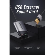 SOUND CARD USB 2-PORT / 0.15M CDKHB VENTION