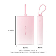 POWER BANK USB 10000MAH 22.5W / BLUE FHZL0 VENTION POWER BANK USB 10000MAH 22.5W / BLUE FHZL0 VENTION