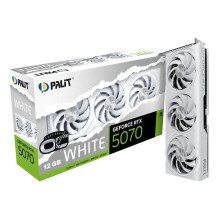 Vaizdo plokštė, PALIT, NVIDIA, GeForce RTX 5070, 2325 MHz, 12 GB, GDDR7, 192 bitų, PCI Express 5.0, aktyvi, NE75070U19K9