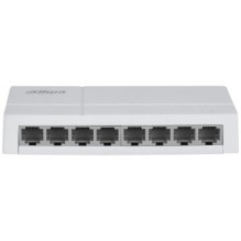 Switch, DAHUA, SG1008L-EUR, Switch layer L2, 8xRJ-45 ports, RJ-45 Ports Type Fast Ethernet (10 / 100), SG1008L-EUR Switch, DAHUA, SG1008L-EUR, Switch layer L2, 8xRJ-45 ports, RJ-45 Ports Type Fast Ethernet (10 / 100), SG1008L-EUR