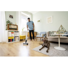 Vacuum Cleaner, KARCHER, dry&amp;wet, Electric broom, Grey / White / Black, Bagless, Battery, 2.3 kg, 1.056-200.0