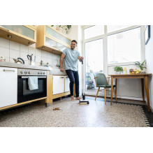 Dulkių siurblys, KARCHER, sausam ir šlapiam valymui, elektrinė šluota, pilka / balta / juoda, be maišelio, baterija, 2,3 Dulkių siurblys, KARCHER, sausam ir šlapiam valymui, elektrinė šluota, pilka / balta / juoda, be maišelio, baterija, 2,3