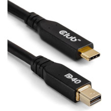 CABLE USB-C TO MINI DP 1.2M / M / M CAC-1561 CLUB3D CABLE USB-C TO MINI DP 1.2M / M / M CAC-1561 CLUB3D